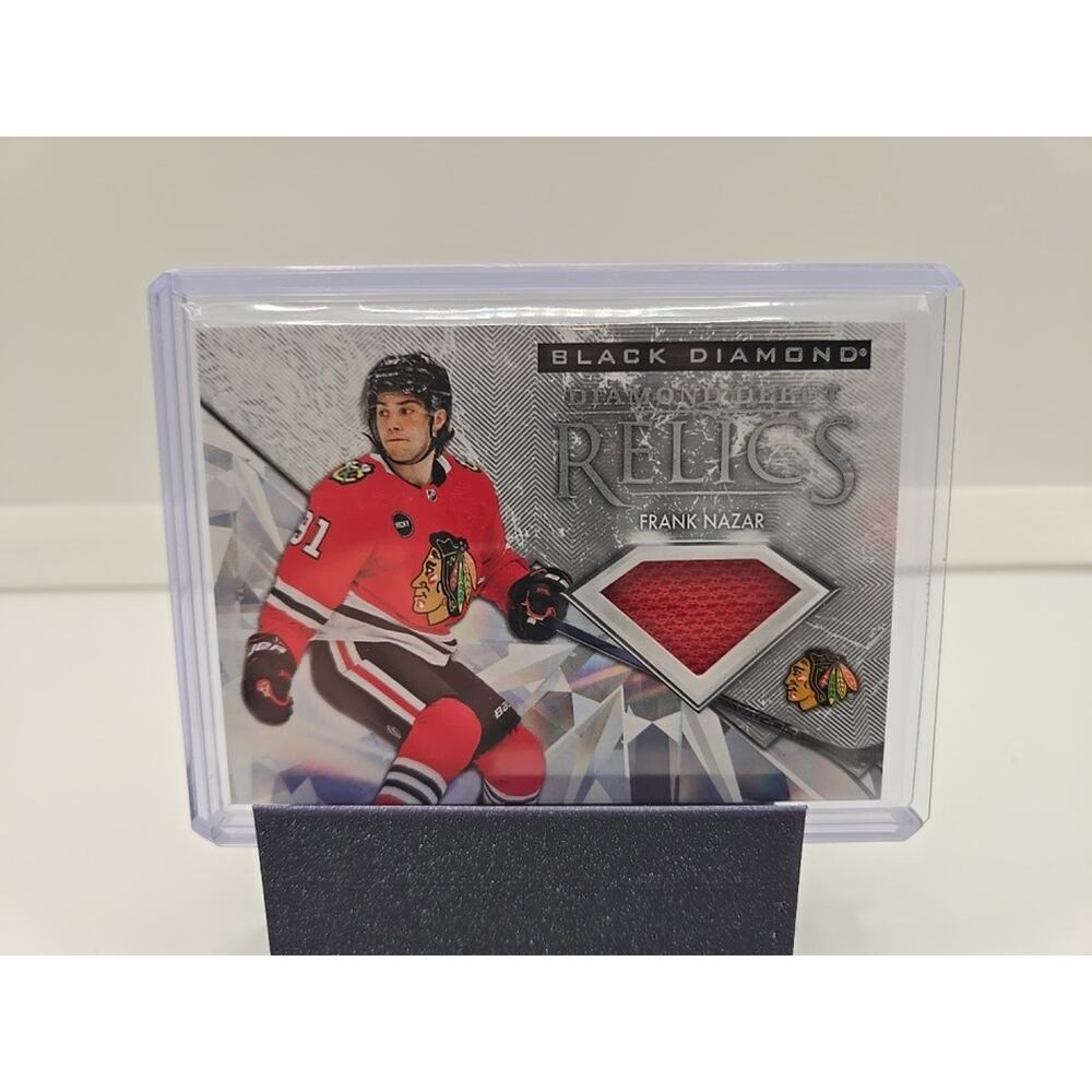 2024-25 Upper Deck Black Diamond Debut Relics Frank Nazar #DD-FN (MEM, RC)